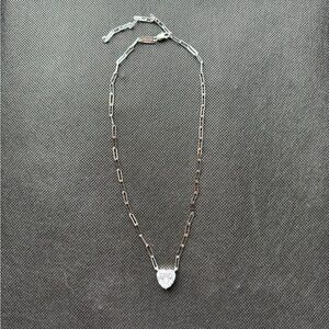Melinda Maria Samantha Loves You More Silver Necklace